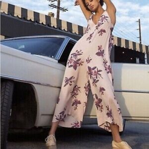 Free People Dream Big Jumpsuit Pink Size Small